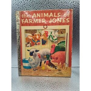 "The Animals of Farmer Jones" Little Golden‎ Book #11 (10th Printing, 1971) 1403